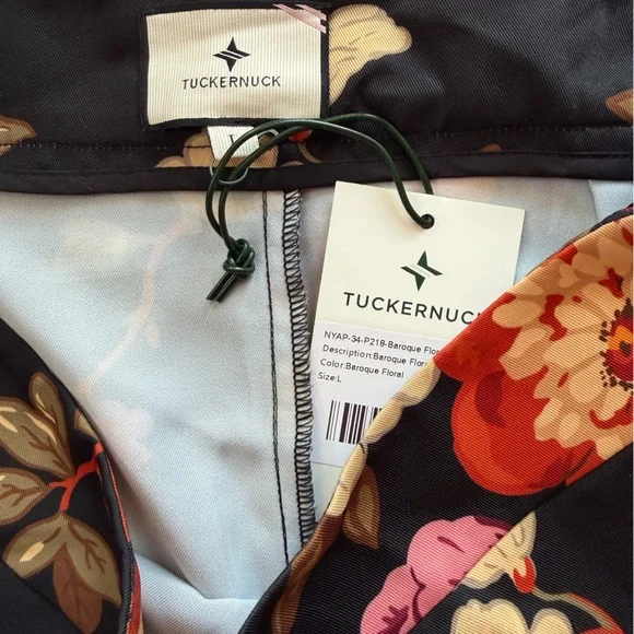 Tuckernuck Baroque Floral Erin Pants Women’s Size Large NEW - Picture 6 of 11